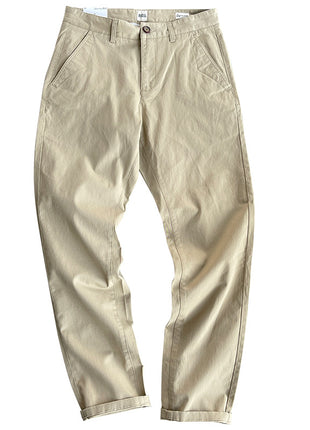 Men's Brushed Twill Straight Casual Pants