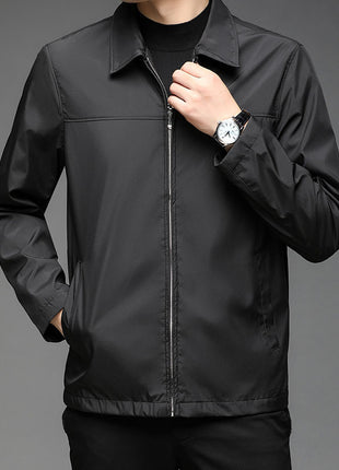 Lapel Jacket Fall Winter Coat Men's Clothing