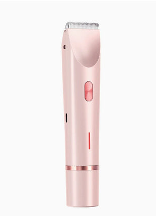 2 In 1 Hair Removal Epilator USB Rechargeable Trimmer Women Body Razor Face Leg Armpit Bikini Hand Pubic Shaver Hair Remover