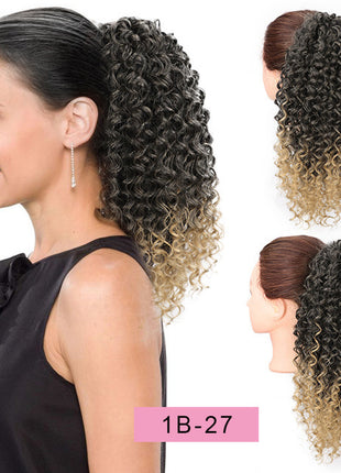 Drawstring Puffy Ponytail Afro Curls