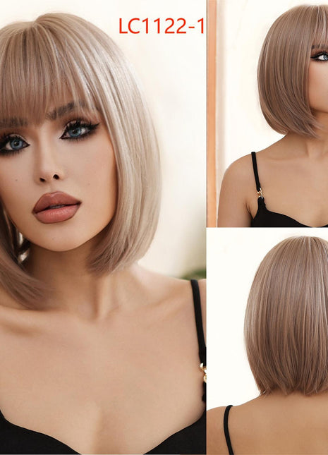 Fashion Natural Chemical Fiber Air Bangs Fashion Full-head Wig