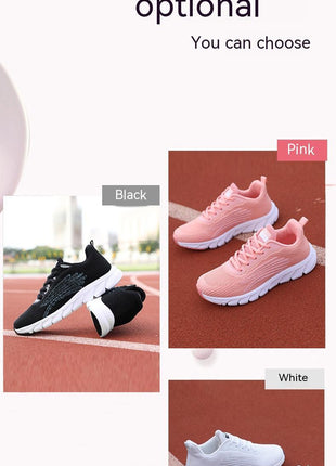 Men's And Women's Flying Woven Breathable Running Shoes Couple's Casual Sneakers