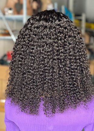 200 Curly Headbandwig Human Hair Wigs