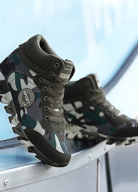 Women's Casual Camouflage Increased Sneakers