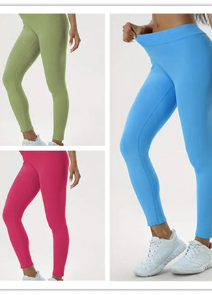 Women's Yoga Pants High Waist Lift High Elastic Tight Fitness Trousers