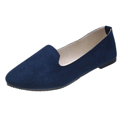 Chaussures plates de travail couleur bonbon pour femmes, nouvelle collection printemps et automne