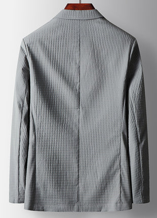 Young And Middle-aged Solid Color Thin Non-ironing Coat