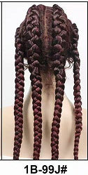 Front Lace Synthetic Fiber Four Braid Wig