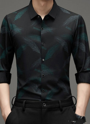 Long Sleeve Shirt Men's Trendy Non-ironing