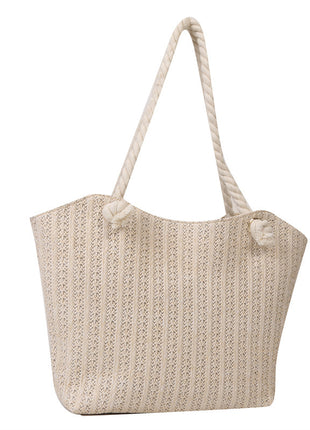 Women's Fashion Straw Large Capacity Shoulder Tote Bag